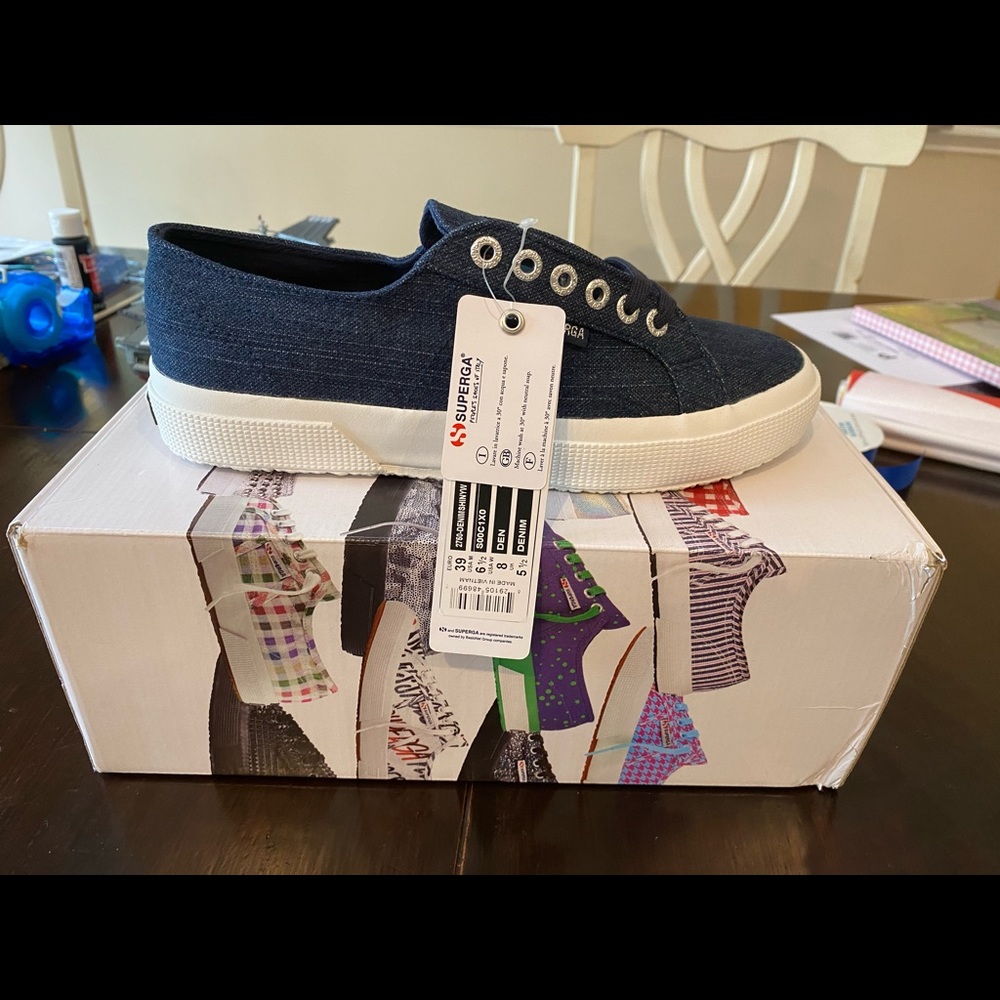 Dark denim superga